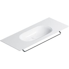Catalano Horizon mosdótál 125x50 cm négyszögletes klasszikus-beépíthető-pulttal együtt fehér 0521260001