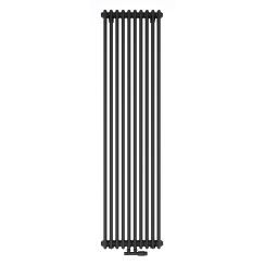 Luxrad Columnus 2 dekoratív radiátor 180x47 cm podłączenie alsó fekete COL21800470S040ZDC
