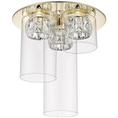 Zuma Line Gem mennyezeti lámpa 3x5 W átlátszó-arany C0389-03F-F7AC