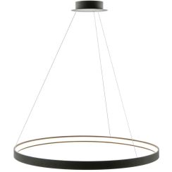 Zuma Line Circle függőlámpa 1x70 W fekete LA0722/1-BK