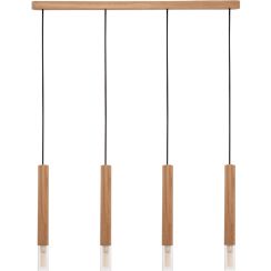 Zuma Line Madera függőlámpa 4x28 W barna 8620403