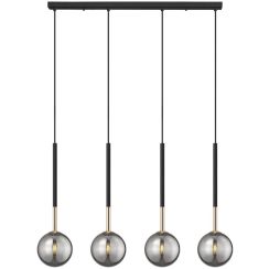 Zuma Line Arcturus függőlámpa 4x4 W fekete-arany P0574-04D-SDFZ