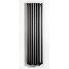 Luxrad Ring dekoratív radiátor 160x41 cm podłączenie alsó fekete RIN1600410S040ZDC