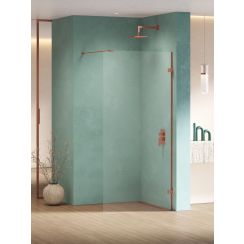 New Trendy Eventa Copper Shine zuhanykabin fal walk-in 150 cm réz fényes/átlátszó üveg EXK-6528