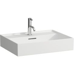 Laufen Kartell mosdótál 60x46 cm négyszögletes klasszikus-beépíthető fehér matt H8103337571041