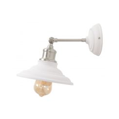 GTV Loret oldalfali lámpa 1x40 W fehér OS-LOR-E27-00-DEC