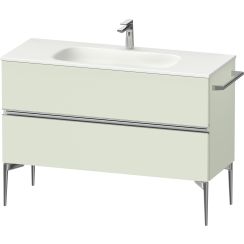 Duravit Sivida szekrény 121x47.7x59.2 cm mosdókagyló alá akasztható zöld-króm SV4653010HH0000