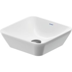 Duravit D-Neo mosdótál 40x40 cm négyzet mosdótálak fehér 2397400070