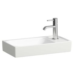 Laufen Meda mosdótál 46x23.5 cm négyszögletes klasszikus-beépíthető fehér fényes H8151134001141