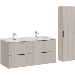 Készlet mosdótál Comad Sky SKY 120D/DP-8099, szekrény Comad Adel Cashmere ADEL CASHMERE 82-60-2S, ADEL CASHMERE 80-01-1D