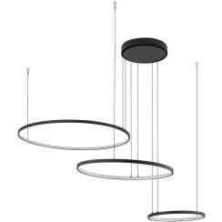 Nowodvorski Lighting Circolo mennyezeti lámpa x45 W fekete 10867