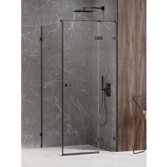 New Trendy Avexa Black zuhanykabin 120x80 cm négyszögletes fekete matt/átlátszó üveg EXK-1599