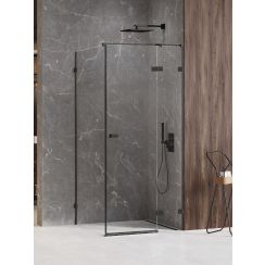 New Trendy Avexa Black XR zuhanykabin 120x100 cm négyszögletes fekete matt/átlátszó üveg EXK-6906