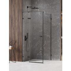 New Trendy Avexa Black XR zuhanykabin 120x100 cm négyszögletes fekete matt/átlátszó üveg EXK-6876