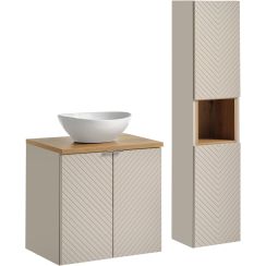 Készlet szekrény Comad Viva Cashmere VIVA CASHMERE 82-60-2D, szekrény Comad Viva Cashmere VIVA CASHMERE 80-03-2D, UN-LOLA-GW, NOVA OAK A 89-60