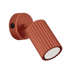 Sollux Lighting Karbon oldalfali lámpa 1x10 W piros SL.1636