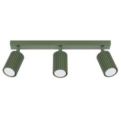 Sollux Lighting Karbon mennyezeti lámpa 3x10 W zöld SL.1619