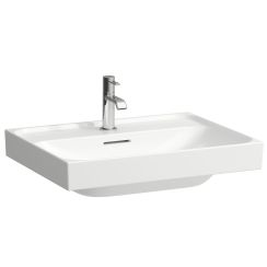 Laufen Meda mosdótál 60x46 cm négyszögletes klasszikus-beépíthető fehér matt H8101137571041