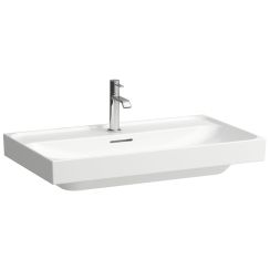 Laufen Meda mosdótál 80x46 cm négyszögletes klasszikus-beépíthető fehér matt H8101177571041