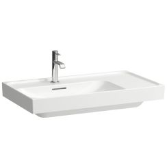 Laufen Meda mosdótál 80x46 cm négyszögletes klasszikus-beépíthető fehér matt H8171167571091