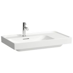 Laufen Meda mosdótál 80x46 cm négyszögletes klasszikus-beépíthető fehér matt H8171167571041