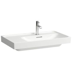 Laufen Meda mosdótál 80x46 cm négyszögletes klasszikus-beépíthető fehér matt H8171157571091