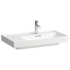 Laufen Meda mosdótál 80x46 cm négyszögletes klasszikus-beépíthető fehér matt H8171157571041