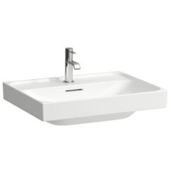 Laufen Meda mosdótál 60x46 cm négyszögletes klasszikus fehér matt H8161137571091