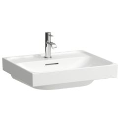 Laufen Meda mosdótál 55x46 cm négyszögletes klasszikus-beépíthető fehér matt H8101127571091