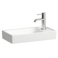 Laufen Meda mosdótál 46x23.5 cm négyszögletes klasszikus-beépíthető fehér matt H8151137571141
