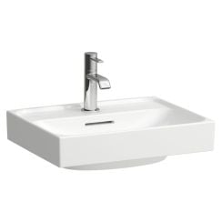 Laufen Meda mosdótál 45x35 cm négyszögletes klasszikus-beépíthető fehér H8151117571091