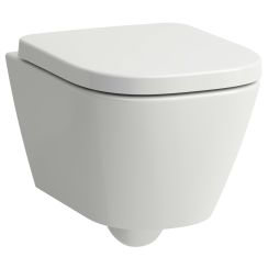 Laufen Meda wc csésze függesztett perem nélkül mély öblítéssel fehér fényes H8201134000001