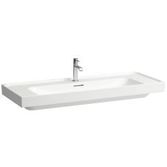 Laufen Meda mosdótál 120x46 cm négyszögletes klasszikus-beépíthető fehér fényes H8141114001091