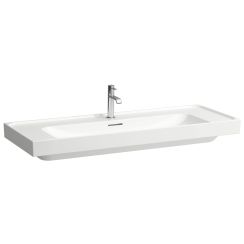 Laufen Meda mosdótál 120x46 cm négyszögletes klasszikus-beépíthető fehér fényes H8141114001041