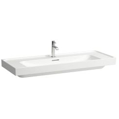 Laufen Meda mosdótál 120x46 cm négyszögletes klasszikus-beépíthető fehér fényes H8141110001091
