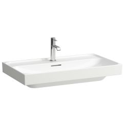 Laufen Meda mosdótál 80x46 cm négyszögletes klasszikus fehér fényes H8161170001041