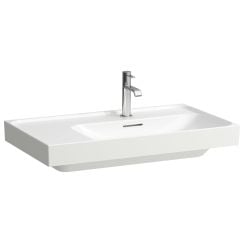 Laufen Meda mosdótál 80x46 cm négyszögletes klasszikus-beépíthető fehér fényes H8171150001091