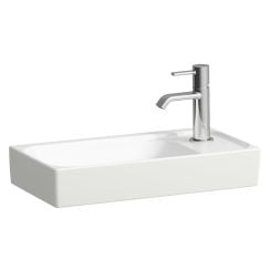 Laufen Meda mosdótál 46x23.5 cm négyszögletes klasszikus-beépíthető fehér fényes H8151130001141