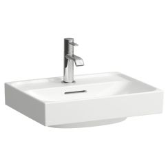 Laufen Meda mosdótál 45x35 cm négyszögletes klasszikus fehér matt H8161117571091