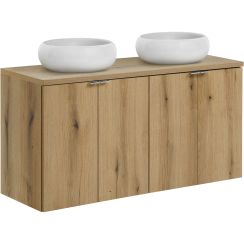 Készlet szekrény Comad Nova Oak NOVA OAK A 82-60-2D, mosdótál Comad Wiki UN-WIKI-SW, NOVA OAK A 89-120