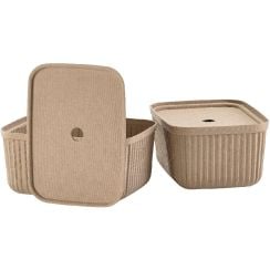 Zone Denmark Pulp fürdőszoba tároló barna 31771