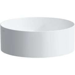 Laufen Living mosdótál 38x38 cm kerek mosdótálak fehér H8114354001121