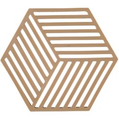 Zone Denmark Hexagon konyhai állvány 16x14x cm barna 24347