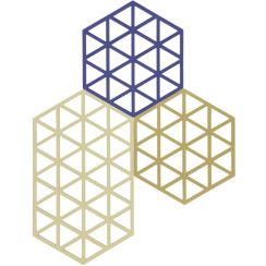 Zone Denmark Triangles konyhai állvány 24x14x cm szines 32706