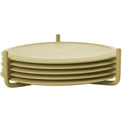 Zone Denmark Singles üveg alátétek 10x10x3.1 cm zöld 32231