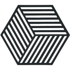 Zone Denmark Hexagon konyhai állvány 16x14x cm fekete 330135