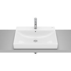 Roca Ona mosdótál 60x45 cm négyszögletes süllyesztett fehér A32768N000