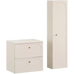 Készlet szekrény Comad Donna Sand DONNA SAND 82-60-46-2S, szekrény Comad Donna Sand DONNA SAND 80-35-1D, SAND 89-60-46 M