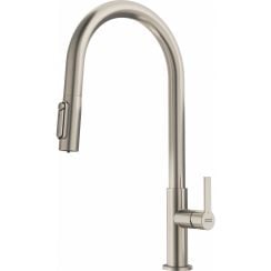 Franke Maris Slim Clear Water J Pull-Out konyhai csaptelep álló rozsdamentes acél 120.0736.604