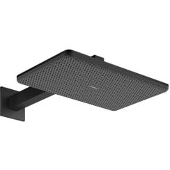Hansgrohe Raindance Alive Q fejzuhany karral 34.3x21.4 cm négyszögletes fekete 24550670